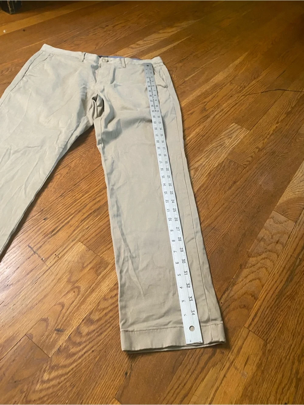 J.Crew 770 Straight Khaki Chino Pants Men’s 32x30 Beige Stretch Casual